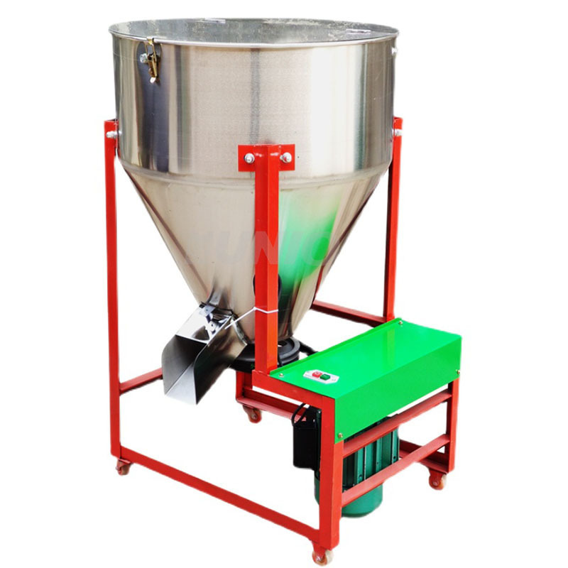 High Capacity Each Time The Silo Is Loaded Is 100kg Cattle Cow Chicken Rabbit Feed Mixer Small Animal Feed Mixer