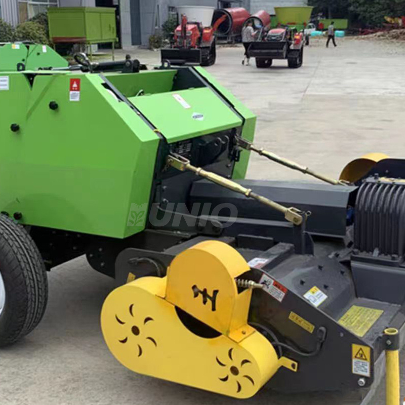 Hot Sale hay baler machine mini round hay baler machine for grass hay bale compress baler machine