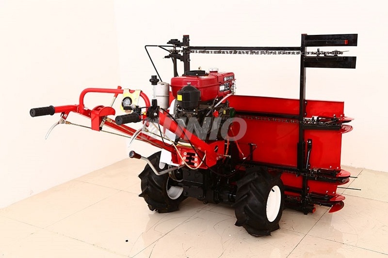 High efficiency rapeseed harvester paddy rice reaper paddy cutting machine manual mini reaper binder mini rice combine machine