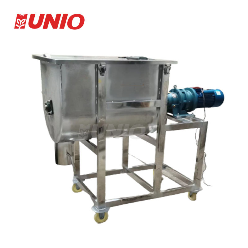 Industrial Horizontal Stainless Steel Price Bag Paddle Mushroom Substrate Mix Machine Ribbon Blender Dry Powder Mixer