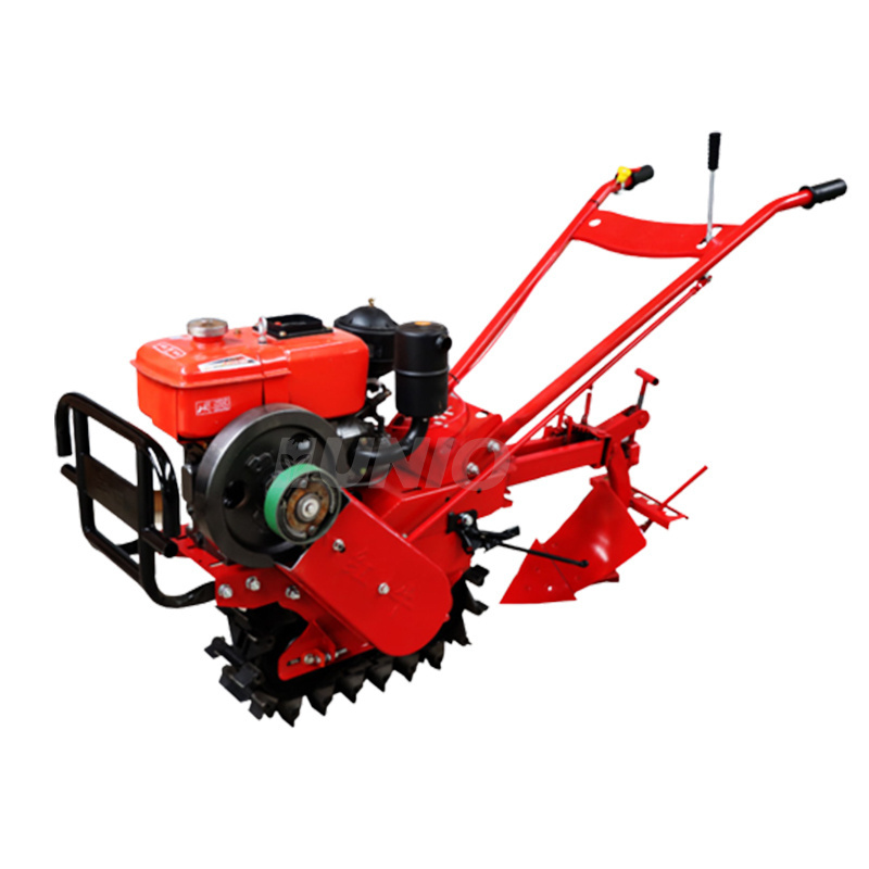 Hot Sale 8HP Diesel engine big power small plough power tiller seeder fertilizer machine