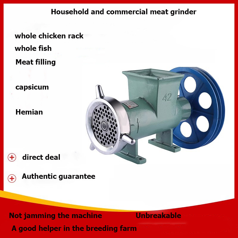 52 Cast Iron Manual Meat Grinder Mincer With Hand For Sale