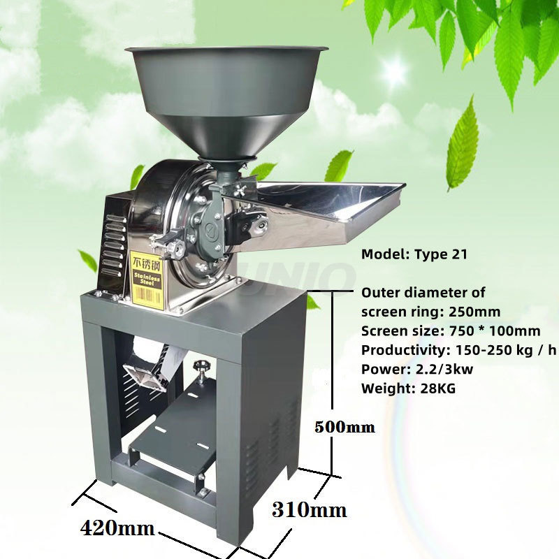 Herb grinder food pulverizer / spice grinding machines Spice grinding machines /stainless steel powder making grinder