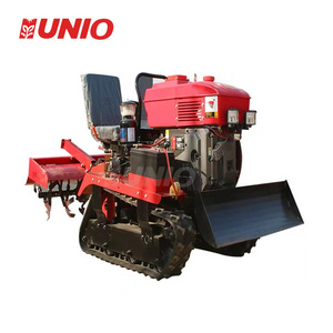 High Quality hot sale Tracked micro-tiller rotary tiller 25hp riding flood and drought 35 hp orchard