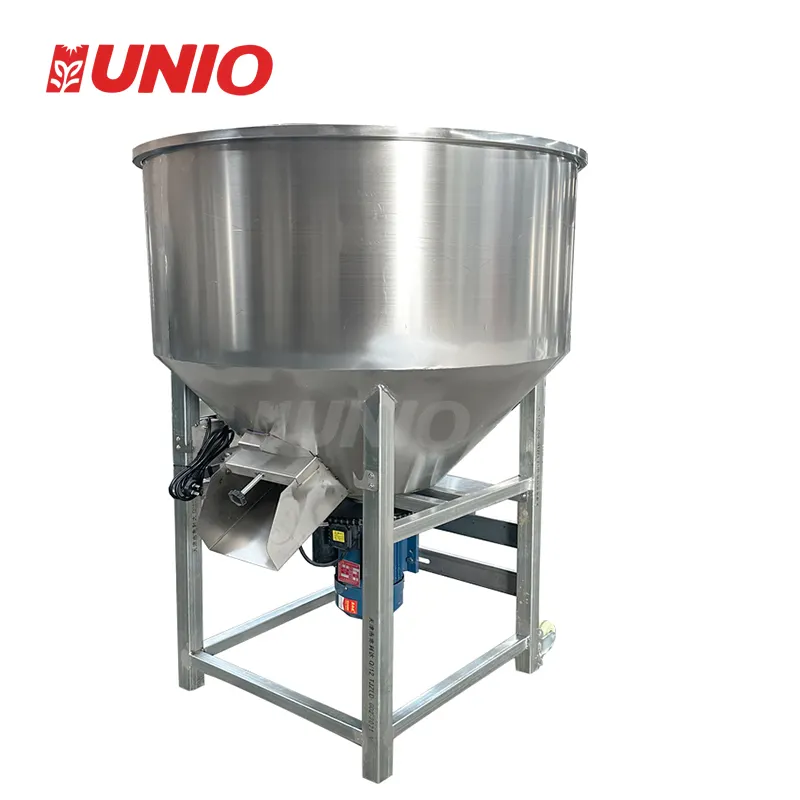 Animal feed mill mixer price good poultry chicken feed mixer grinder machine animal food mixer and crush