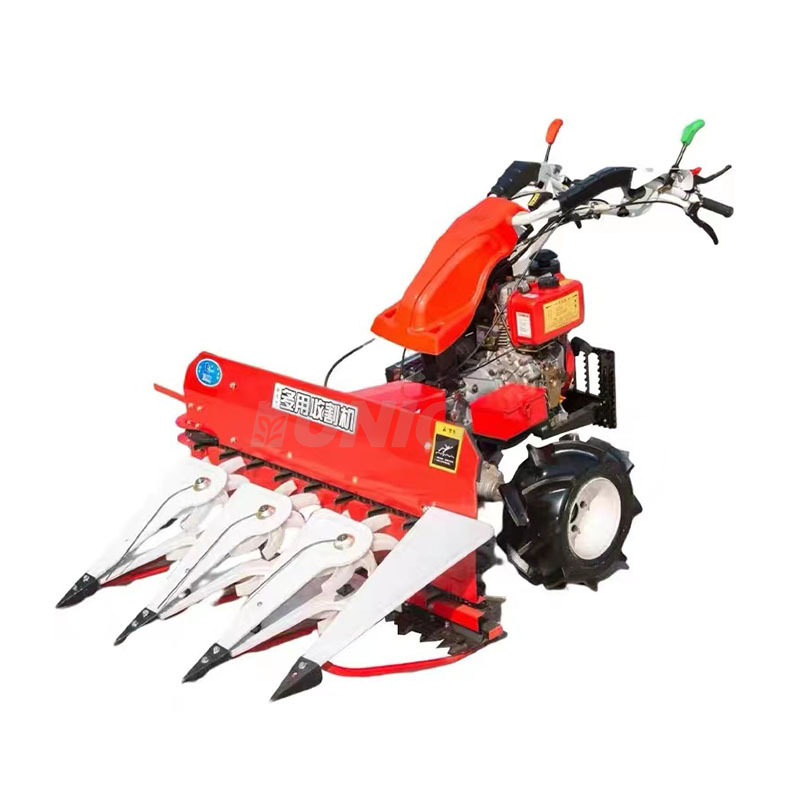 Handheld mini wheat and rice harvester Mini Rice Paddy Swather for Sale Mini Combine Harvester