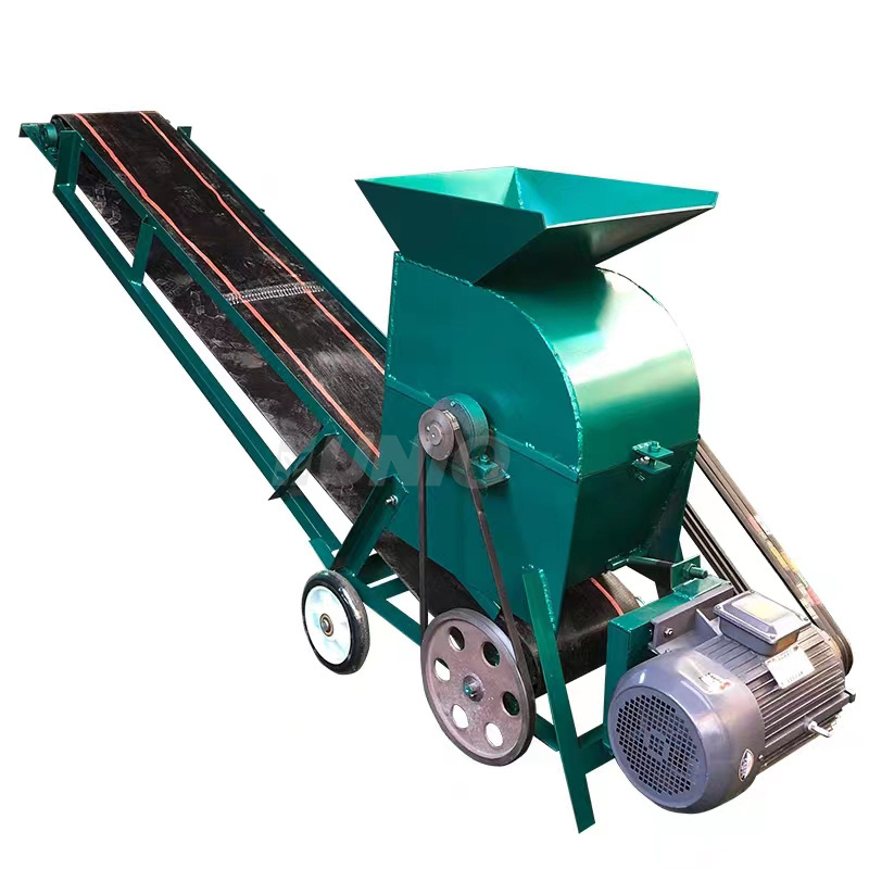 High Efficiency Nutrient soil grinder for organic fertilizer agglomeration crushing bean cake and bean dregs crushing