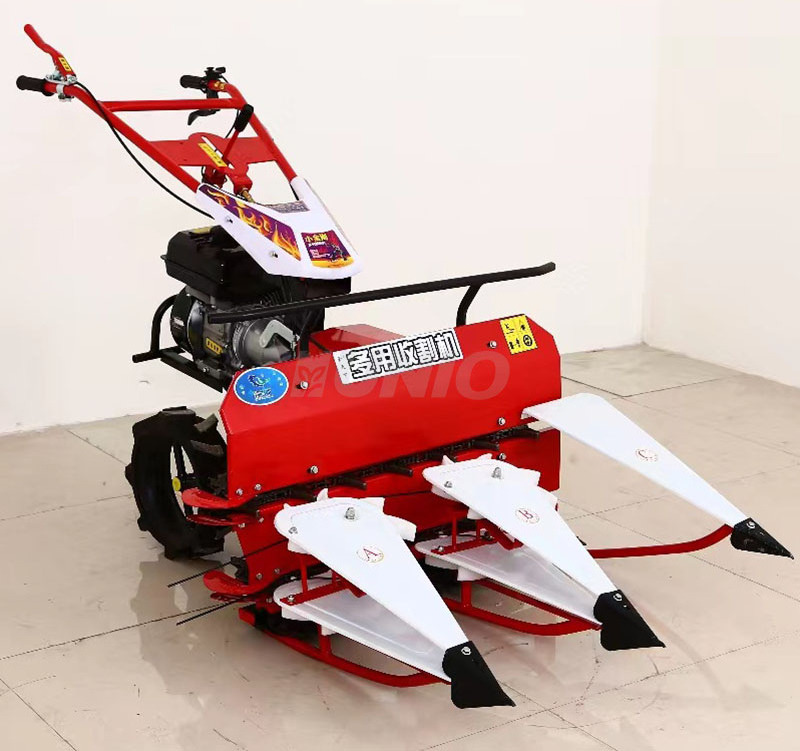 Handheld mini wheat and rice harvester Mini Rice Paddy Swather for Sale Mini Combine Harvester