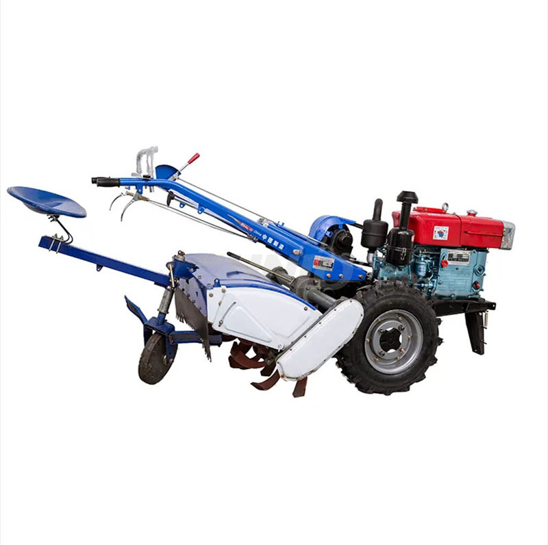 Chinese Small Farm Walking-tractor-15hp Diesel Engine Hand Walk Behind Walking Tractor Two Wheel Tractor Agricultural