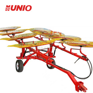 High quality and high efficiency finger wheel hay rake wheel tines mini hay rake