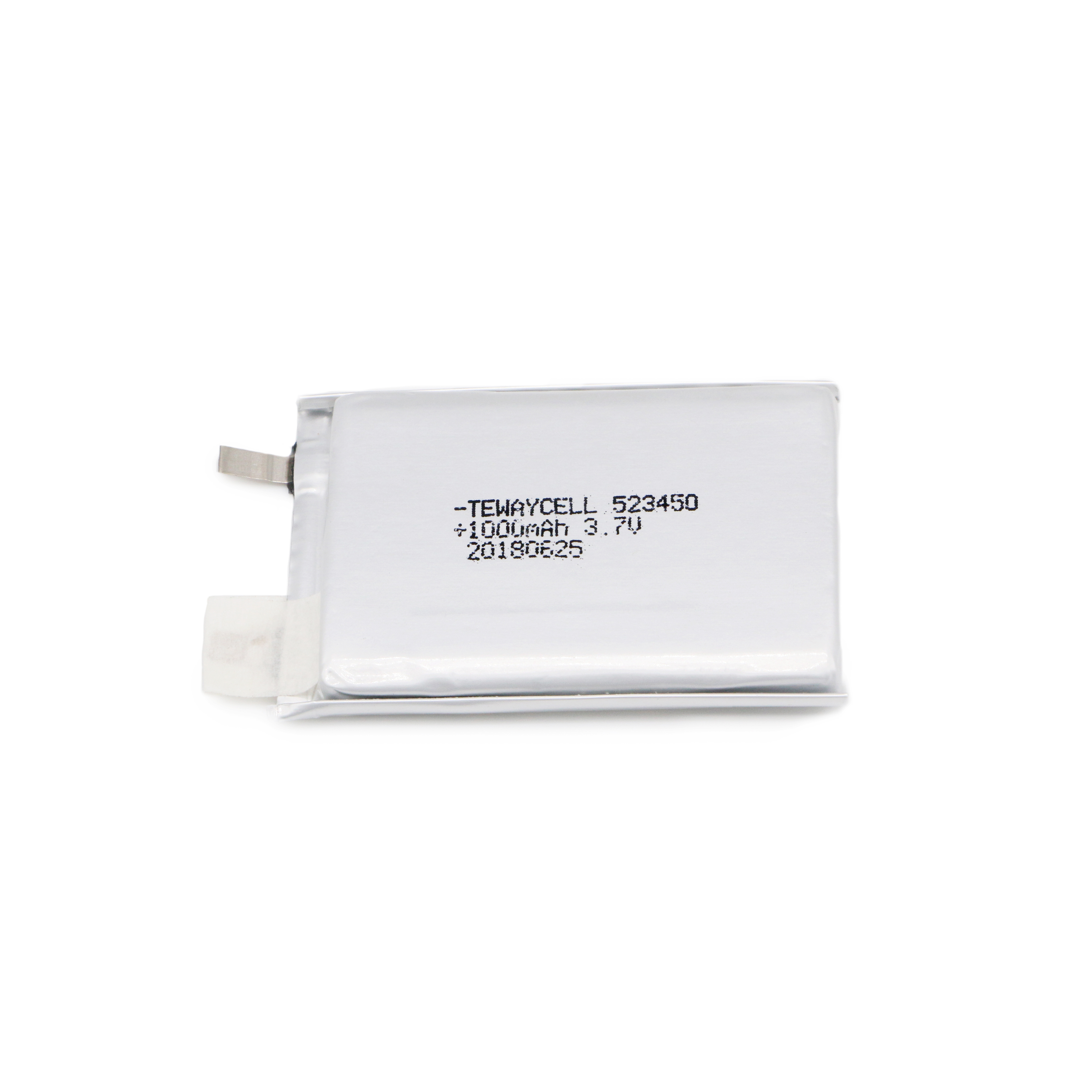 KC CE lithium polymer 3.7V 1000mah 523450 Rechargeable lipo battery for Forehead thermometer/GPS tracker