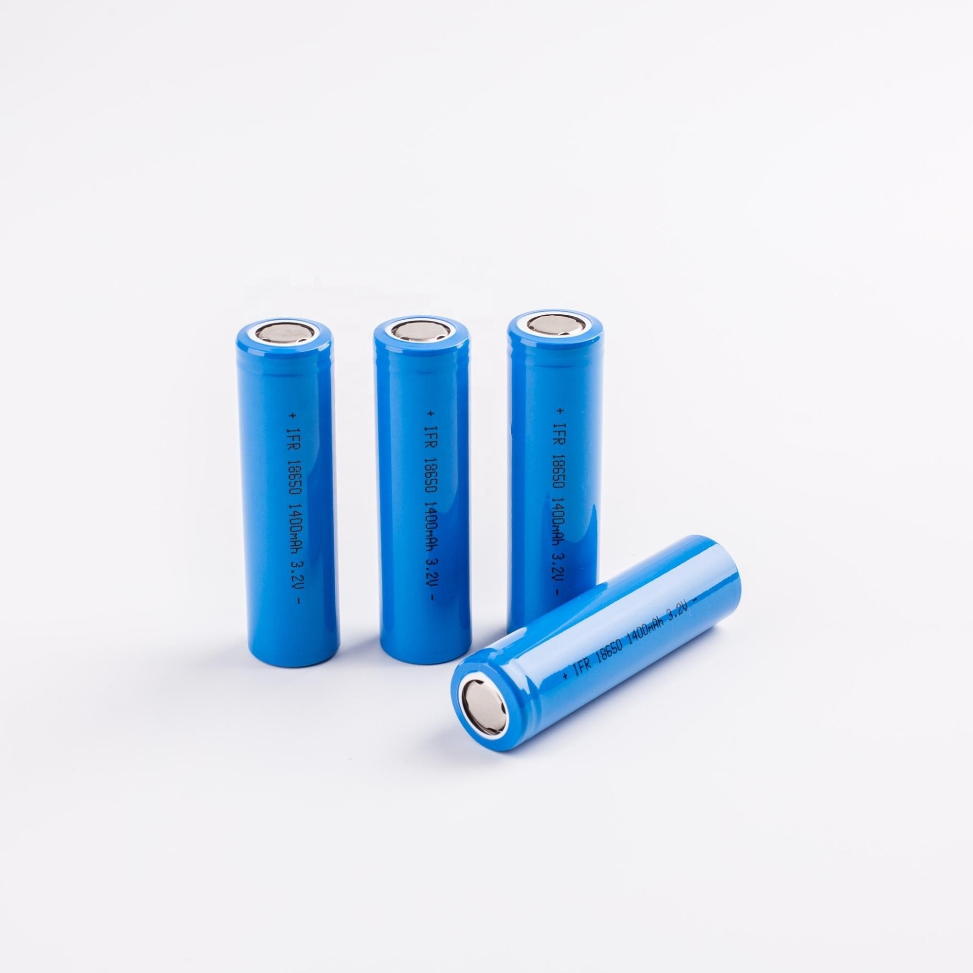 Good quality new products 3.2v 18650 1400mAh LiFePO4 battery