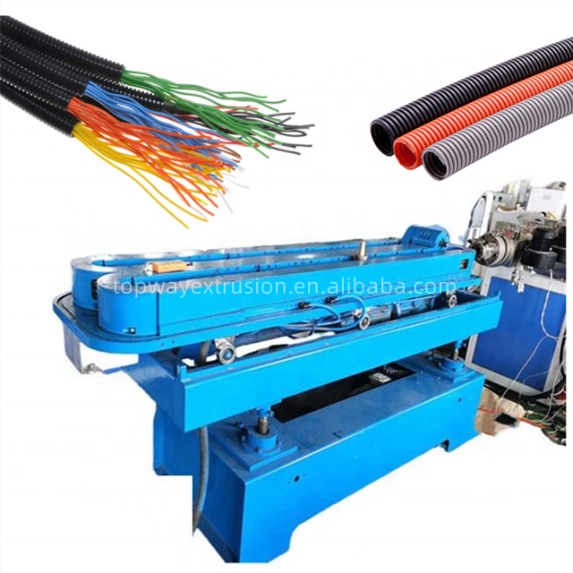 Plastic shisha hose extruder machine Disposable hookah hose making machine PVC PP PE single wall corrugated pipe extruder