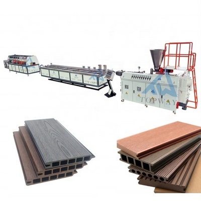 WPC  Board Profile Extrusion  Making Machine PVC Wood Plastic Panel Machinery Production Line