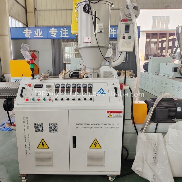 PE Flexible Sheath Hose Extrusion Line PE Electric Wire Pipe Extrusion Machine