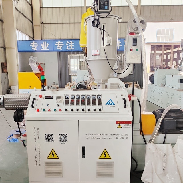 PE Orange Electric Conduit Pipe Extrusion Machine Plastic PP Pipe Production Line