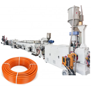 PE Orange Electric Conduit Pipe Extrusion Machine Plastic PP Pipe Production Line