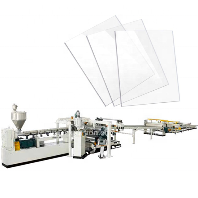 Durable ABS PMMA Plastic Sheet Production Line Plastic Luggage Plate Making Machine