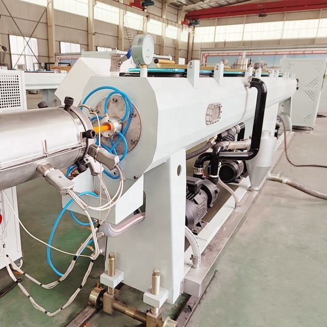 PE Orange Electric Conduit Pipe Extrusion Machine Plastic PP Pipe Production Line