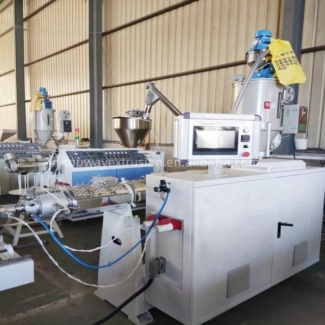 Plastic Corrugated Hose Extrusion Line PVC PE PA  Electric Sheath Corrugated Pipe Making Machine