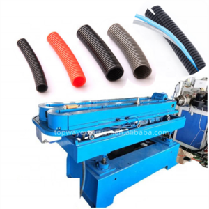 Plastic Corrugated Pipe Making Machine PA PE Electric Sheath Corrugated Hose Extrusion Line