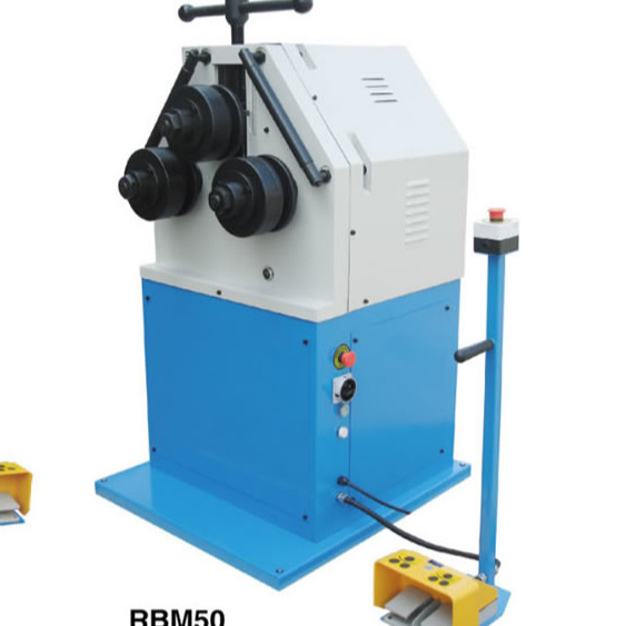 RBM40HV / RBM50 Electric Hydraulic Profile Round Bending Machine / Pipe Bar Bender with Hydraulic Station