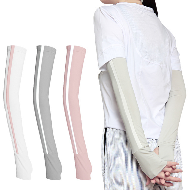 Topwise UV Protection Cooling Arm Long Sleeve Men Women Sun Sleeves to Cover Arm