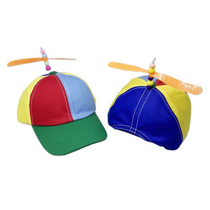 Small Dragonfly Windmill Hat Kids Propeller Parent-child Child  Baseball  Hats