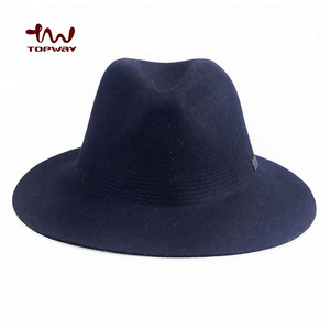 Black Felt Fedora Hats Wholesale