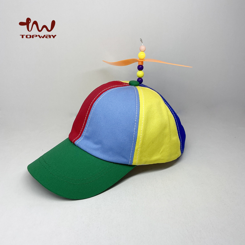 Small Dragonfly Windmill Hat Kids Propeller Parent-child Child  Baseball  Hats