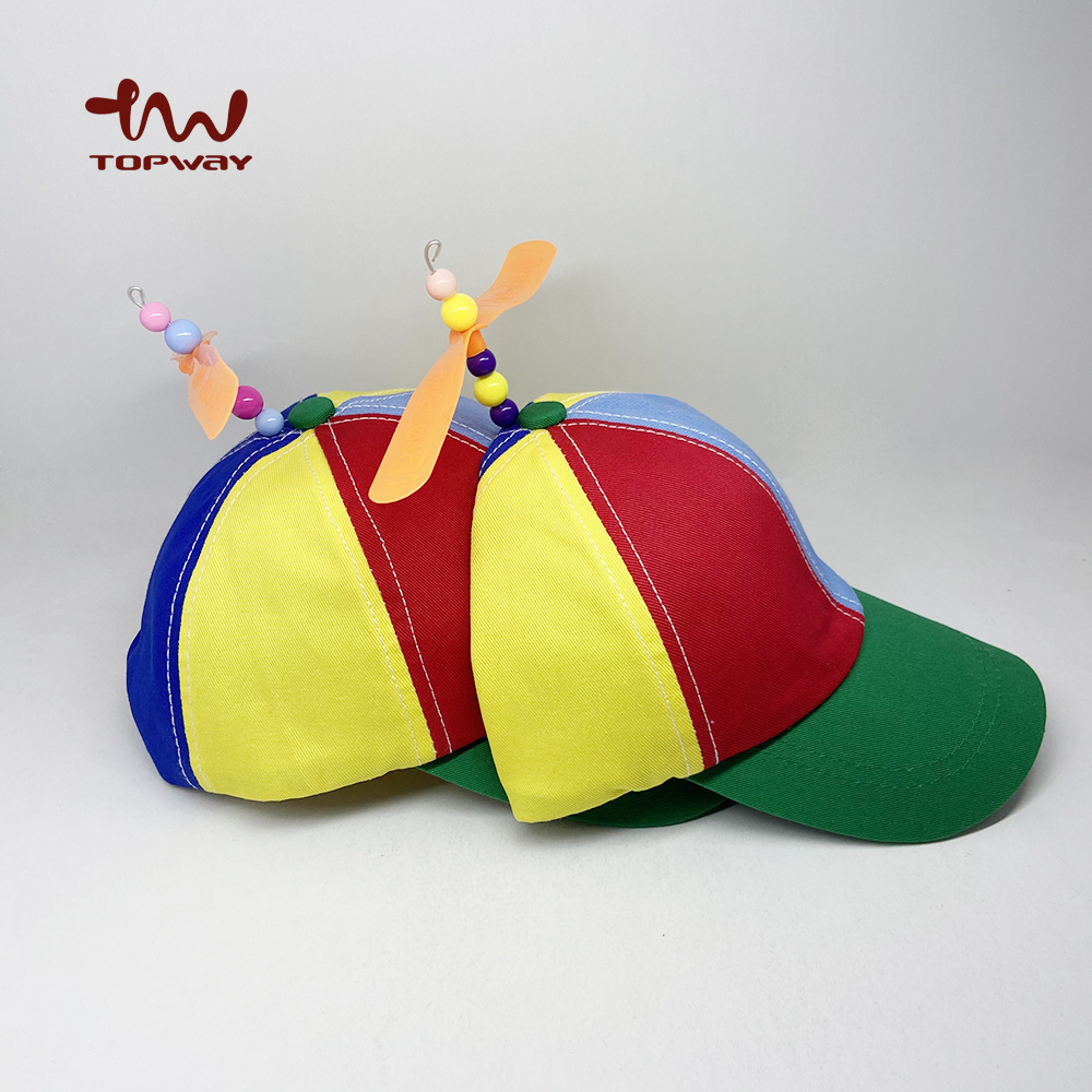 Small Dragonfly Windmill Hat Kids Propeller Parent-child Child  Baseball  Hats