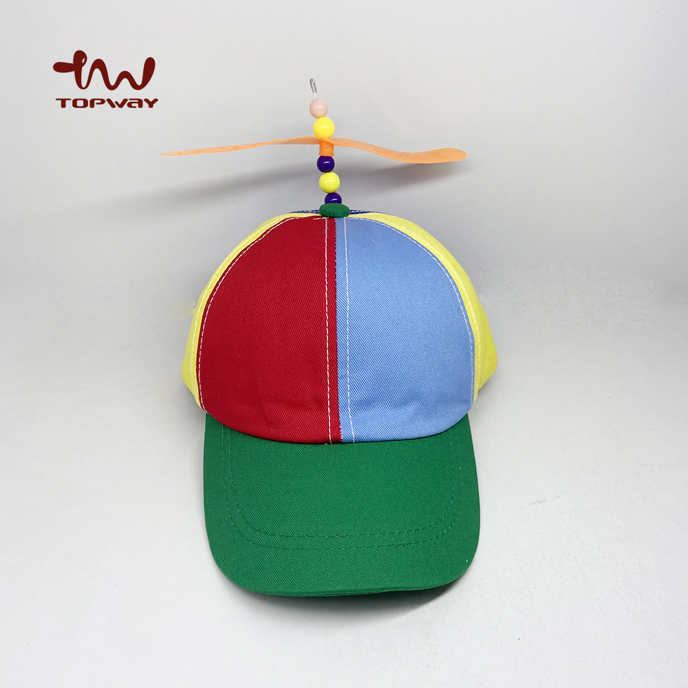 Small Dragonfly Windmill Hat Kids Propeller Parent-child Child  Baseball  Hats