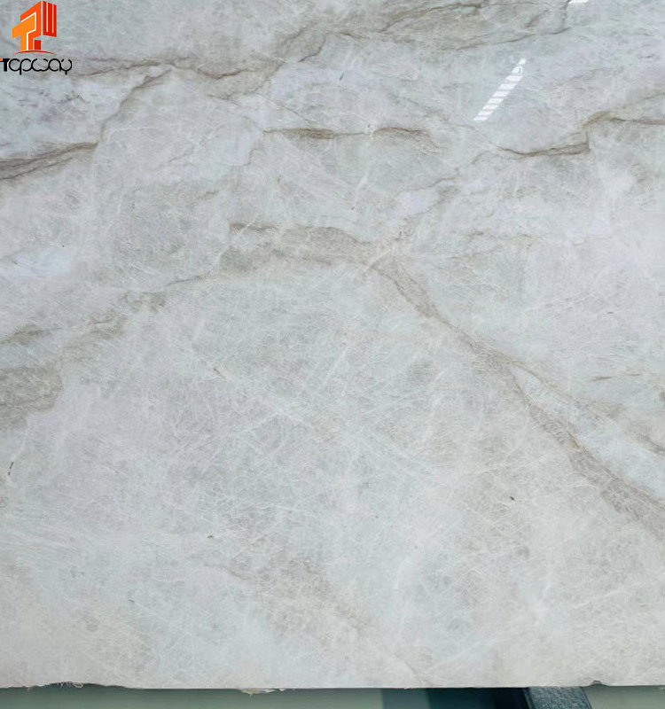 Polished Quartz Slab From Shuitou Suitable for Tiles Stairs Kitchen Cabinet