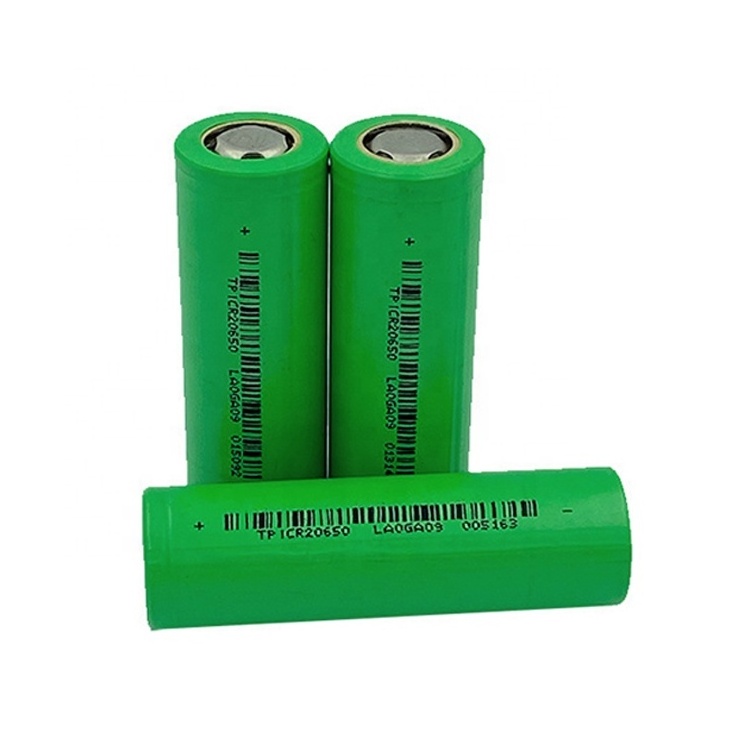 A Grade Quality 3.7v Lithium Ion 20650 Battery 2600mAh 3000mAh Ebike Battery Rechargeable Cylindrical Cells For Sale