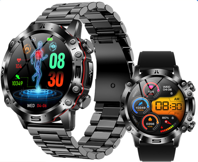 New Smartwatch Et482 Health Monitoring smart watch 1.43nch AMOLED PPG ECG Smart watch Hrv-AI blood glucose monitor smartwatch