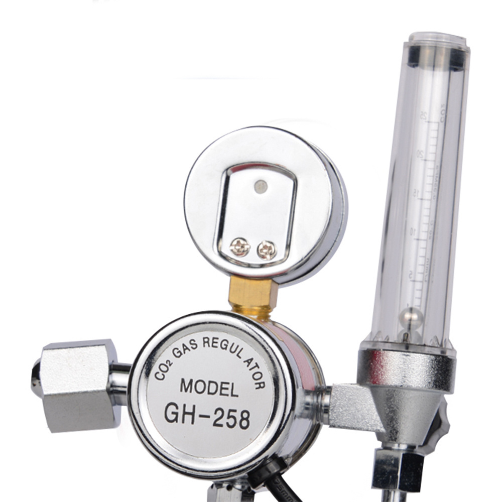 Huarui High Quality Hydroponics GH-100  co2 gas regulator with heater