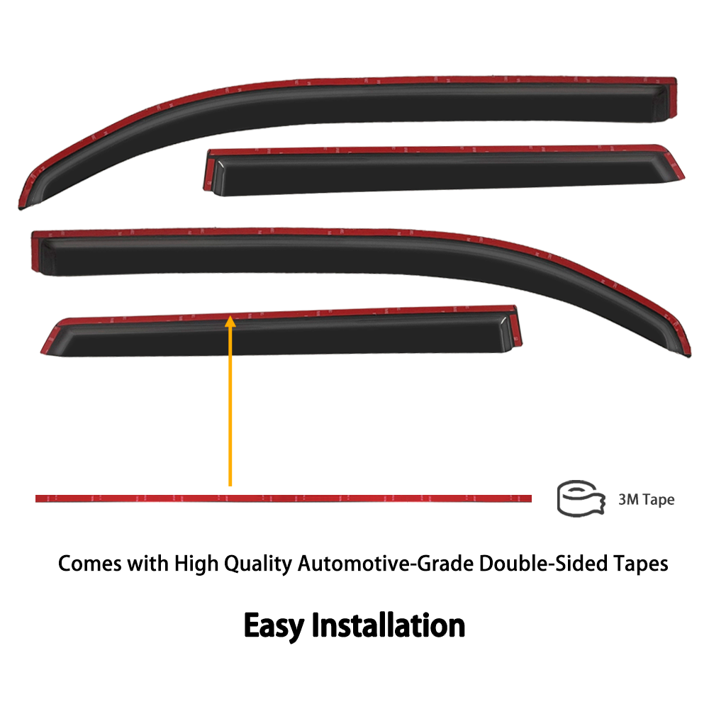 Other Exterior Accessories Car Sun Door Window Visor for SUZUKI WAGON MH35S MH55S 2017-ON Car Deflectors