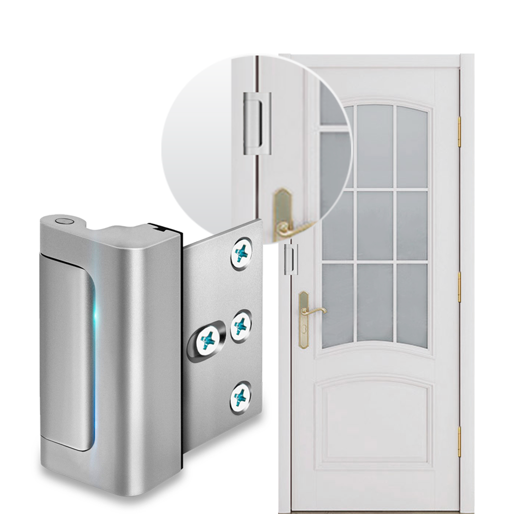 Inward Swinging Door Lock Night Lock Upgrade Childproof Door Reinforcement Add Extra Lock to Defend Your Home Safe