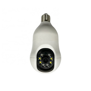 Security Camera Outdoor 360 degree Wi-Fi Lightbulb Wireless Camera with Color Night Vision Motion Tracking camera