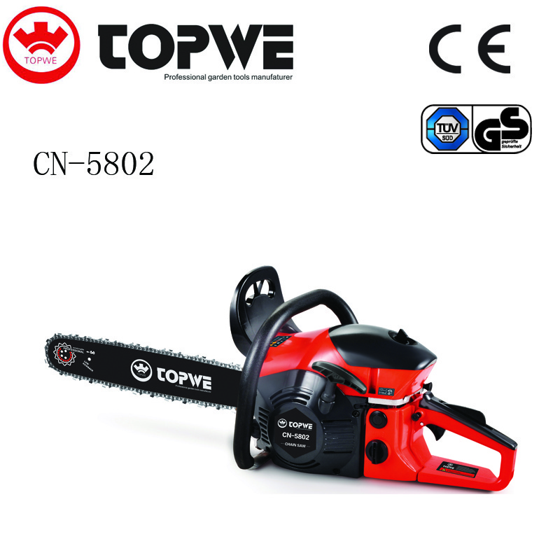 Professional Garden Chain Saw 58cc Pole Chainsaw 2-Stroke 2200W Gasoline Chainsaw