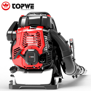 TOPWE  Top-ranking Snow Blower 4 Stroke Vacuum Gasoline Backpack Leaf Blower With Custom Logo