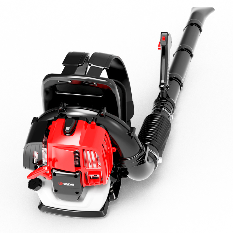 TOPWE Factory Supply 76cc Backpack Blower Air-cooled Gasoline Blower 2-stroke Leaf Blower