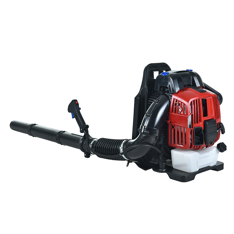 High Efficiency 75.6cc Backpack Blower Air-cooled Gasoline Snow Blowers 4 Stroke Leaf Blower