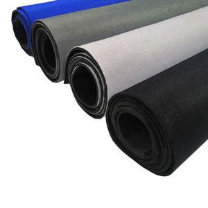 Light Weight 1mm 3mm Skin Friendly Grey Silver Neoprene Laminated Mercerized Terry Fabric Neoprene Rubber Sheet