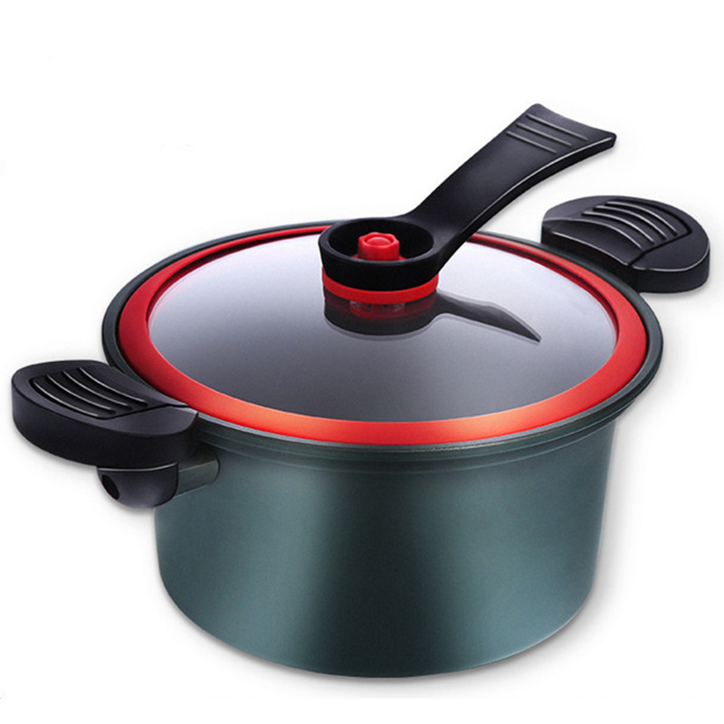 Tiktok Hot Multi Soup Pots Home Nonstick Stew Pot Stainless Steel Cookware Low Pressure Cooker Micro Pressure Cooker Non Stick