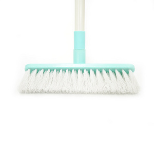 Topwill Premium Indoor Plastic Broom Head with Micro Feathered Bristles for Home Cleaning Ideal for All Floors