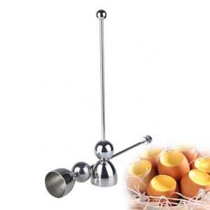 One Stop Shopping Stainless Steel 304 Kitchen Tools Egg Opener Convenient Egg shell Topper Cutter Egg Opener Tool