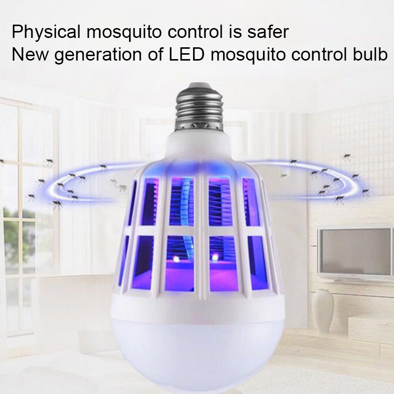 Tiktok Hot Home Patio Electric Fly Insect Killer&Bug Catcher 2-in-1 Indoor Mosquito Zapper Gnat Trap Bug Zapper Light Bulb