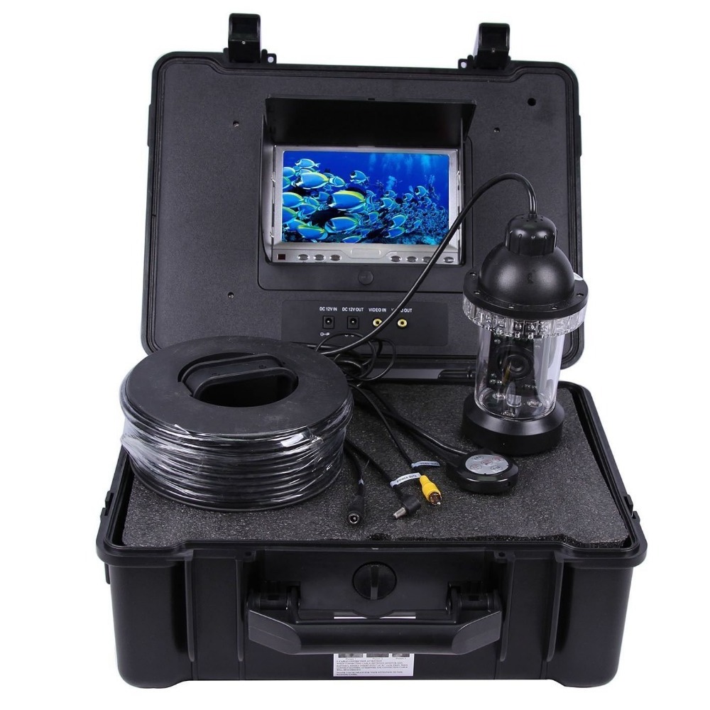 360 Degree Rotatable Underwater Fishing Video Camera With 20M Cable 7 Inch Monitor