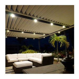 Modern Luxury Motorised Outdoor Garden Gazebo Roof Bioclimatic Outdoor Aluminium Louvre Pergola sunjoy gazebo